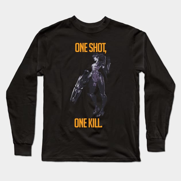 Widowmaker - One Shot, One Kill. Long Sleeve T-Shirt by TDesign